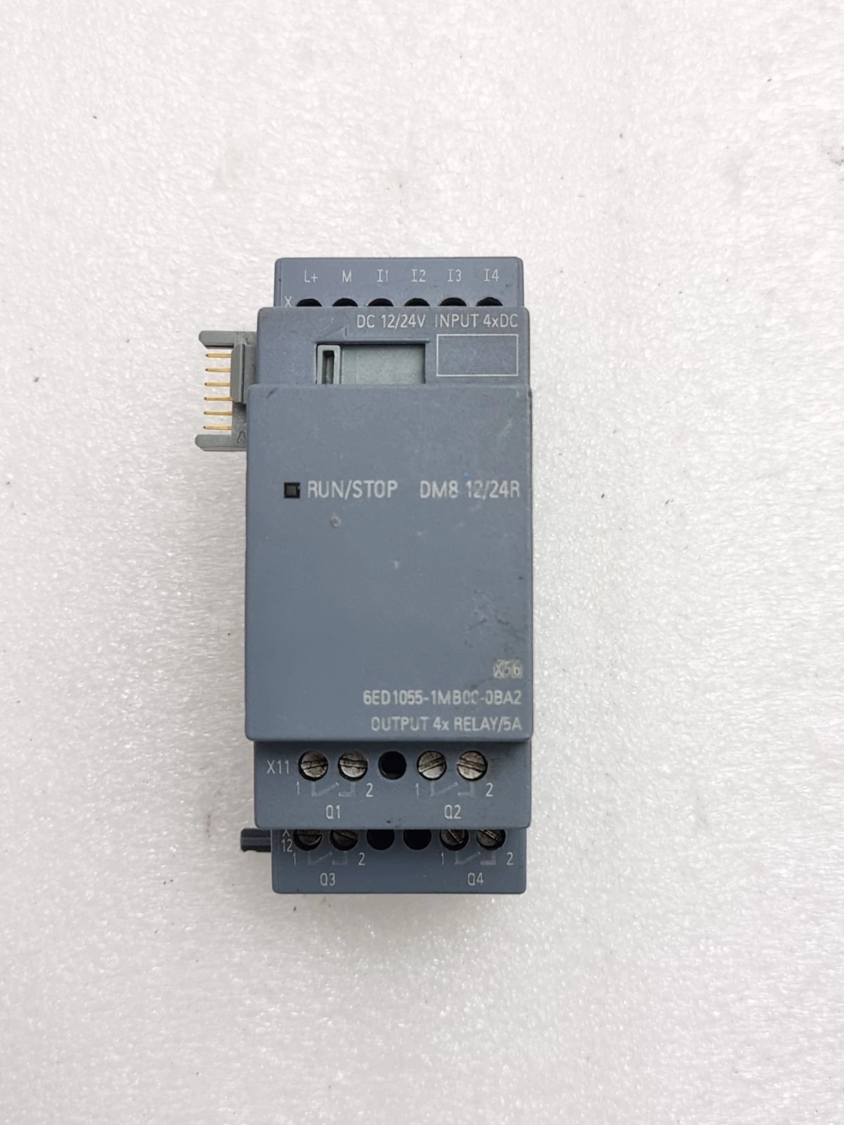 SIEMENS 6ED1055-1MB00-0BA2 DM8 12/24R DC 12/24V LOGO EXPANSION MODULE FREE SHIP